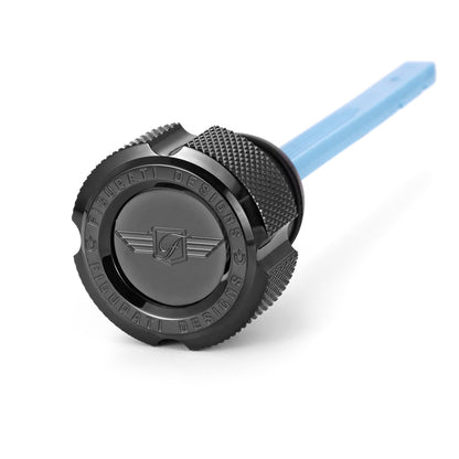Signature Magnetic Dipstick for Harley-Davidson FXR (1982-1994) - Knurled Black