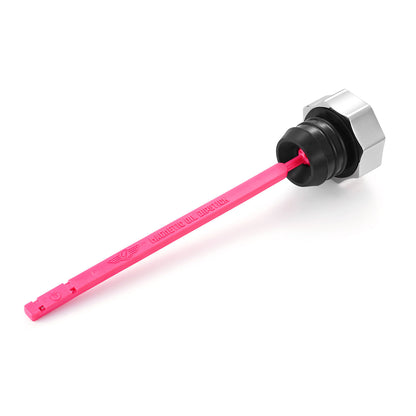 Signature Magnetic Dipstick for Harley-Davidson Touring Twin Cam (1999-2006) - Curved Silver