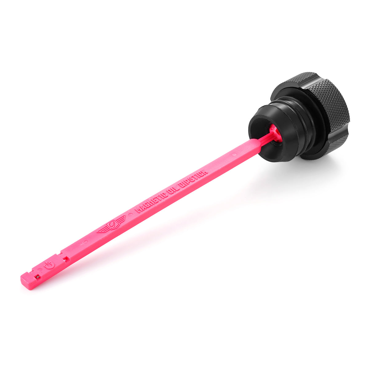 Signature Magnetic Dipstick for Harley-Davidson Touring Twin Cam (1999-2006) - Knurled Black