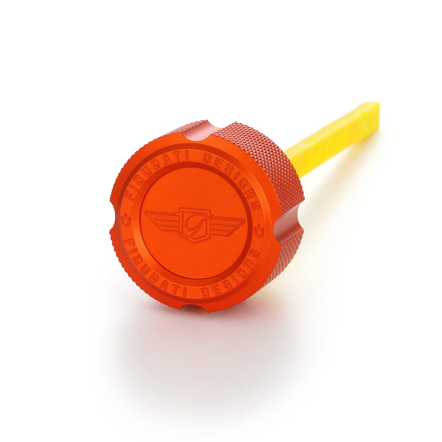 Performance Dipstick for Harley-Davidson Touring M8 - Knurled Orange