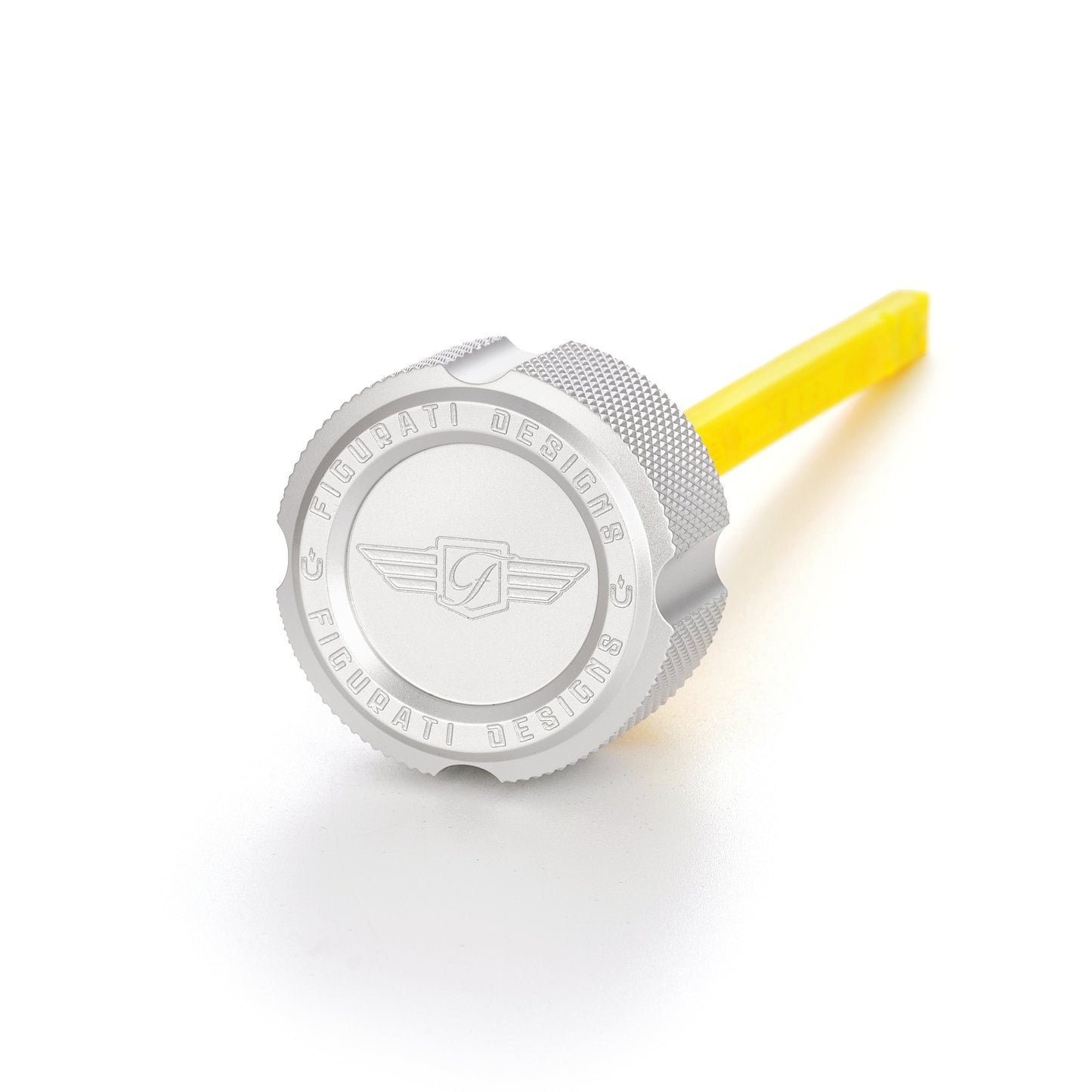 Performance Dipstick for Harley-Davidson Touring M8 - Knurled Raw Silver