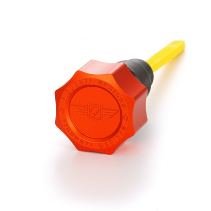 Performance Dipstick for Harley-Davidson Touring Twin Cam (2007-2016) - Curved Orange