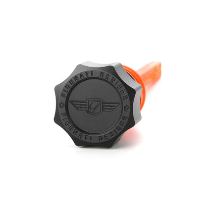 Performance Magnetic Dipstick for Harley-Davidson M8 Softail - Curved Black