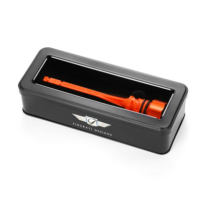 Performance Magnetic Dipstick for Harley-Davidson M8 Softail - Curved Orange