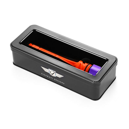 Performance Magnetic Dipstick for Harley-Davidson M8 Softail - Curved Purple