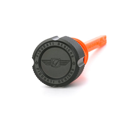 Performance Magnetic Dipstick for Harley-Davidson M8 Softail - Knurled Black