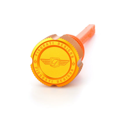 Performance Magnetic Dipstick for Harley-Davidson M8 Softail - Knurled Gold