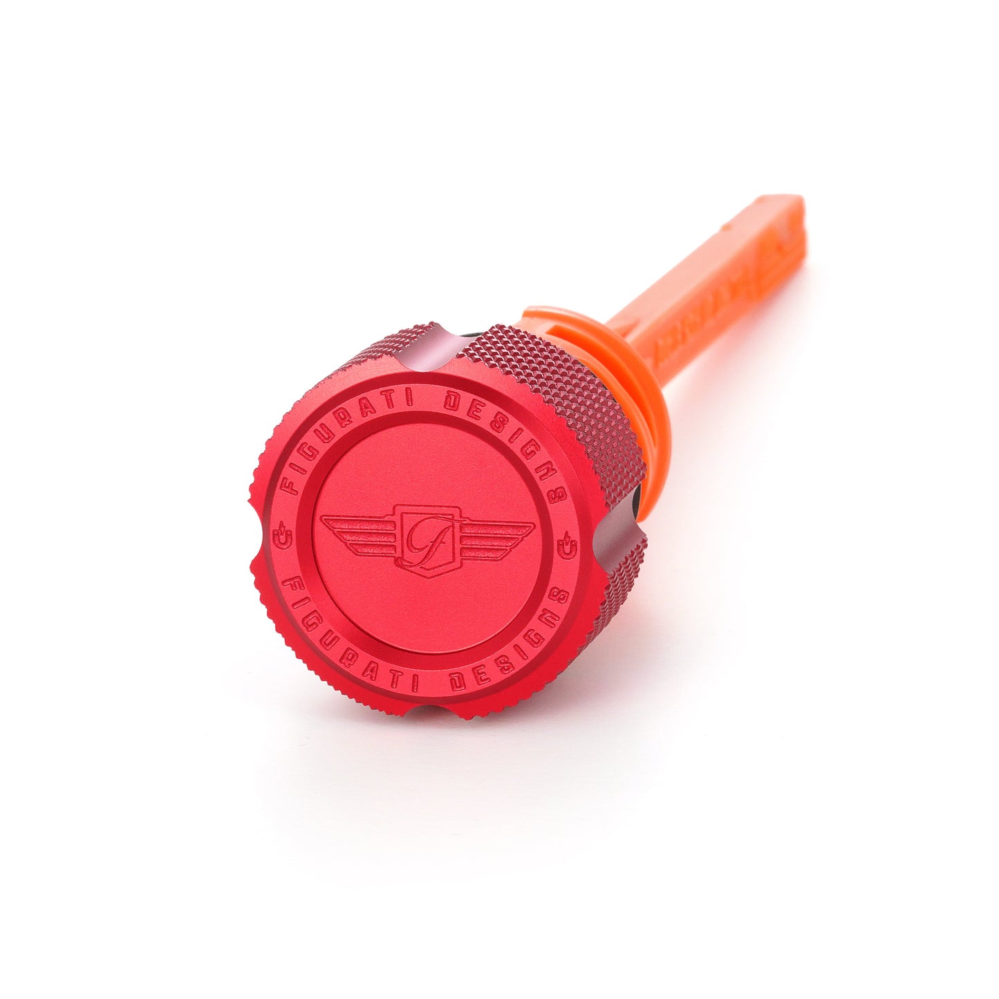 Performance Magnetic Dipstick for Harley-Davidson M8 Softail - Knurled Red