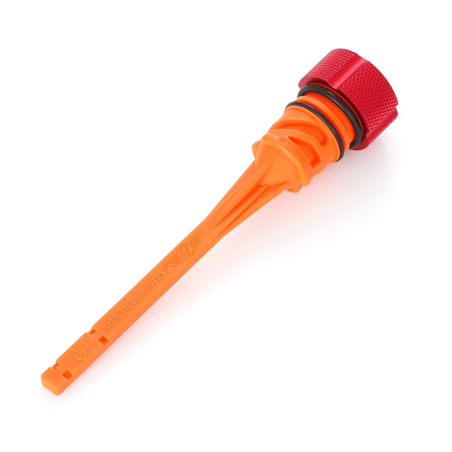 Performance Magnetic Dipstick for Harley-Davidson M8 Softail - Knurled Red