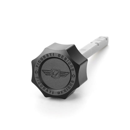 Performance Magnetic Transmission Dipstick for Harley-Davidson Touring M8 - Curved Black