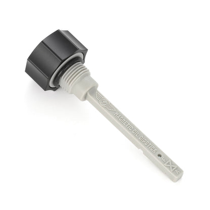 Performance Magnetic Transmission Dipstick for Harley-Davidson All Models - Curved Black