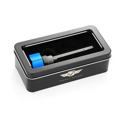 Performance Magnetic Transmission Dipstick for Harley-Davidson Touring M8 - Curved Blue