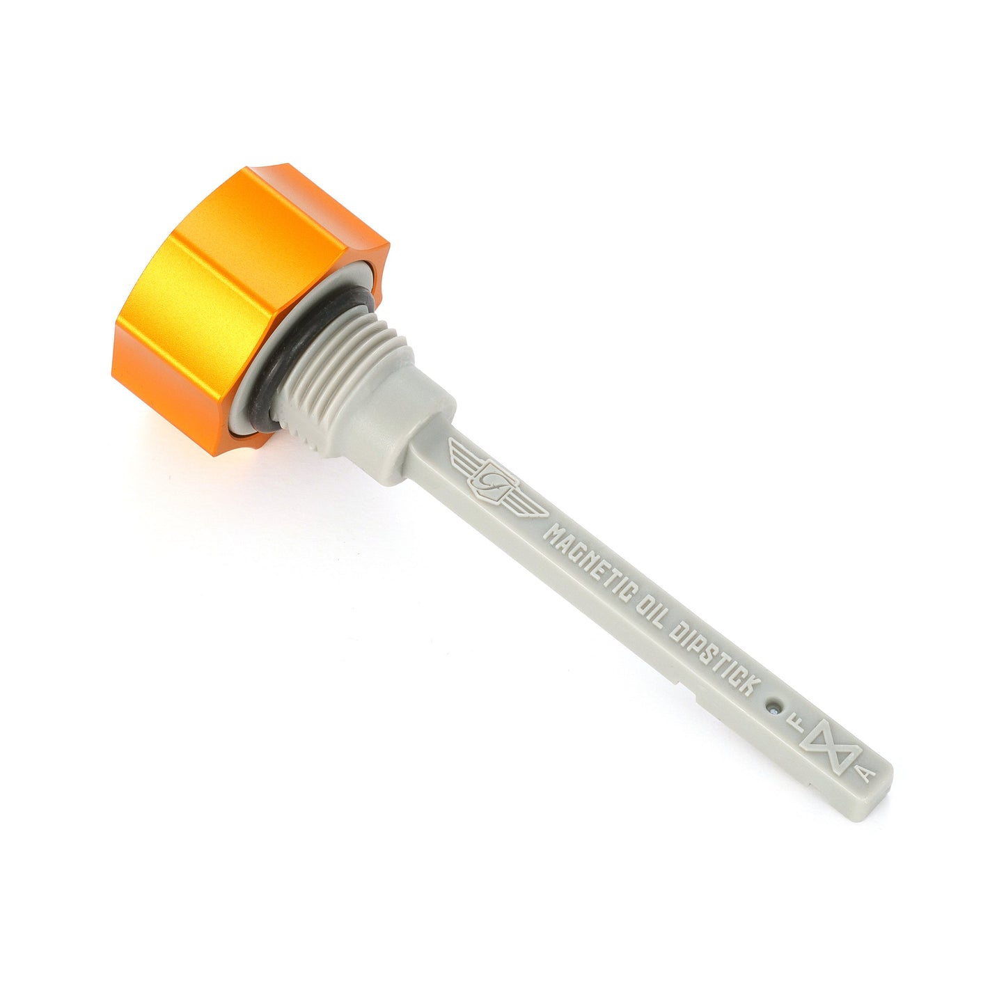 Performance Magnetic Transmission Dipstick for Harley-Davidson All Models - Curved Gold