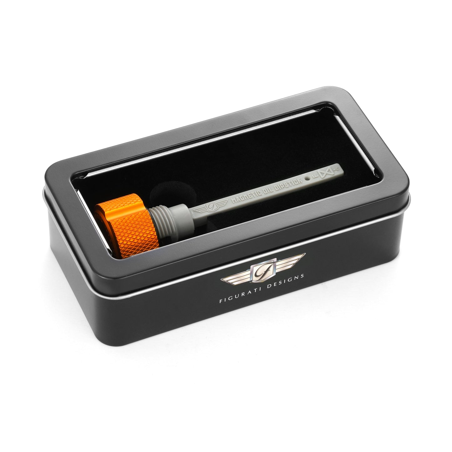 Performance Magnetic Transmission Dipstick for Harley-Davidson All Models - Knurled Gold