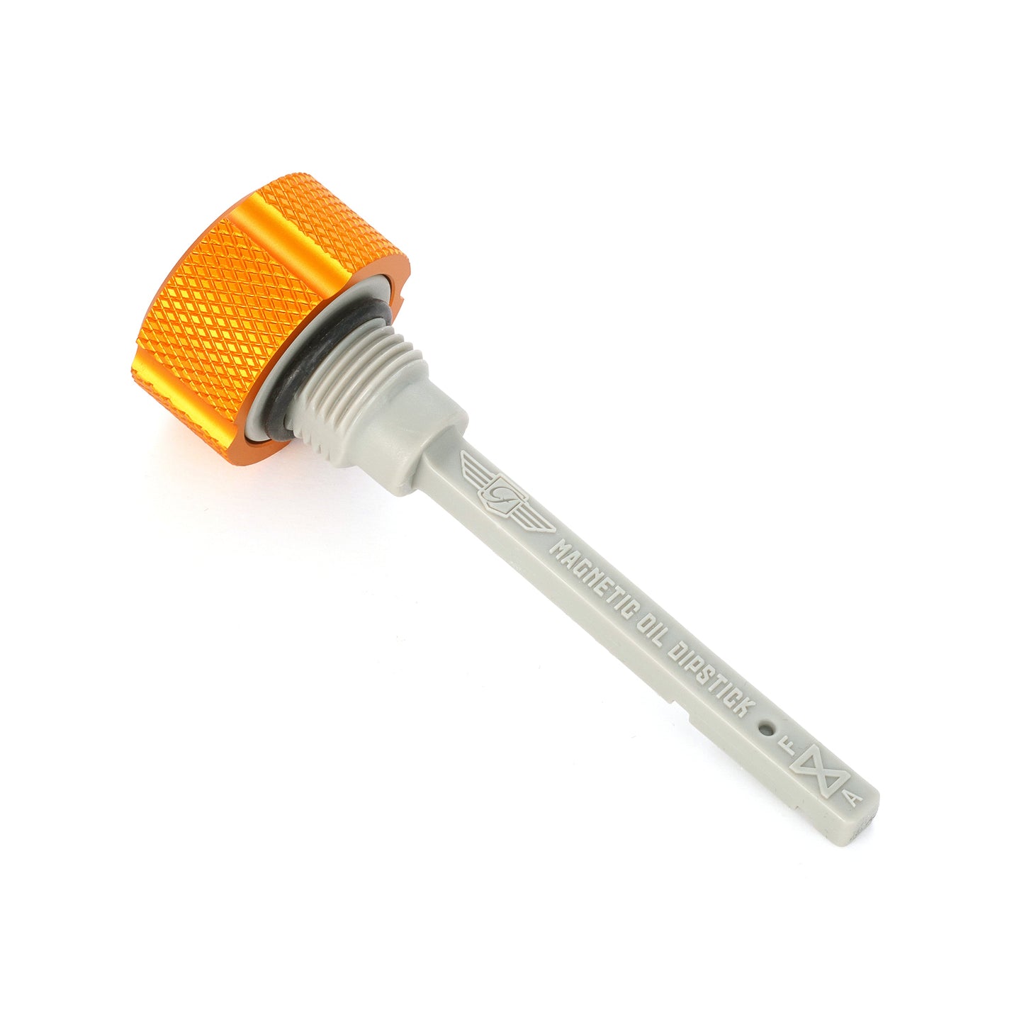 Performance Magnetic Transmission Dipstick for Harley-Davidson All Models - Knurled Gold