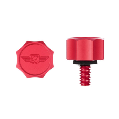 Performance Seat Screw - Curved Red