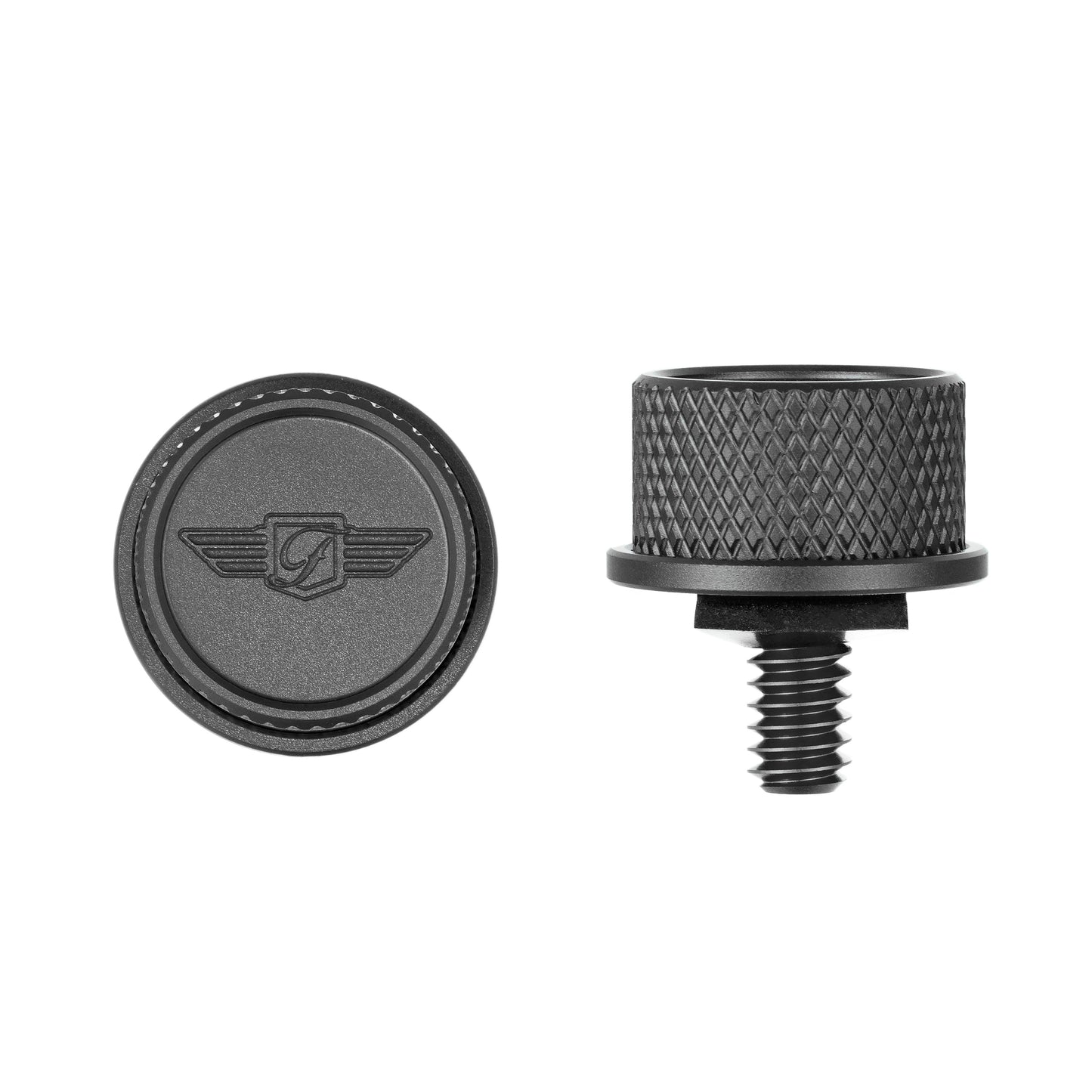 Performance Seat Screw - Knurled Black