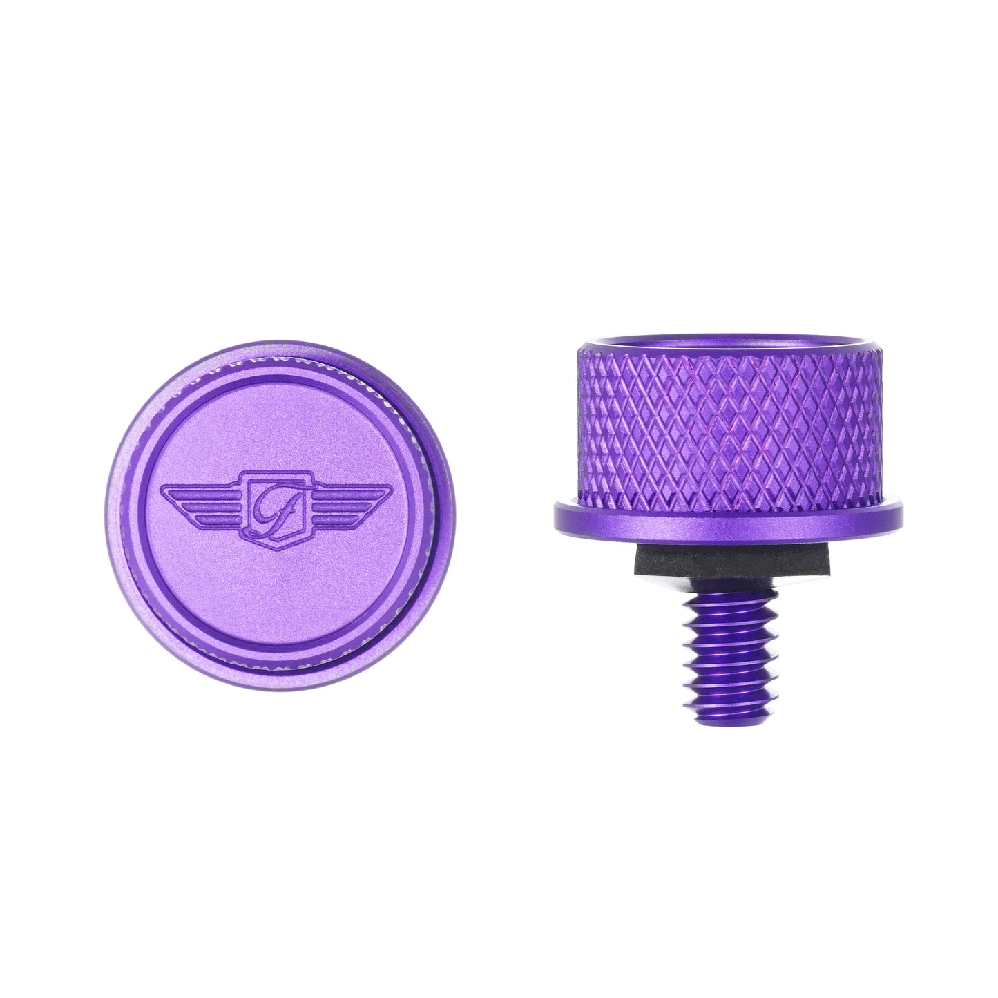 Performance Seat Screw - Knurled Purple