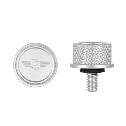 Performance Seat Screw - Knurled Raw Silver
