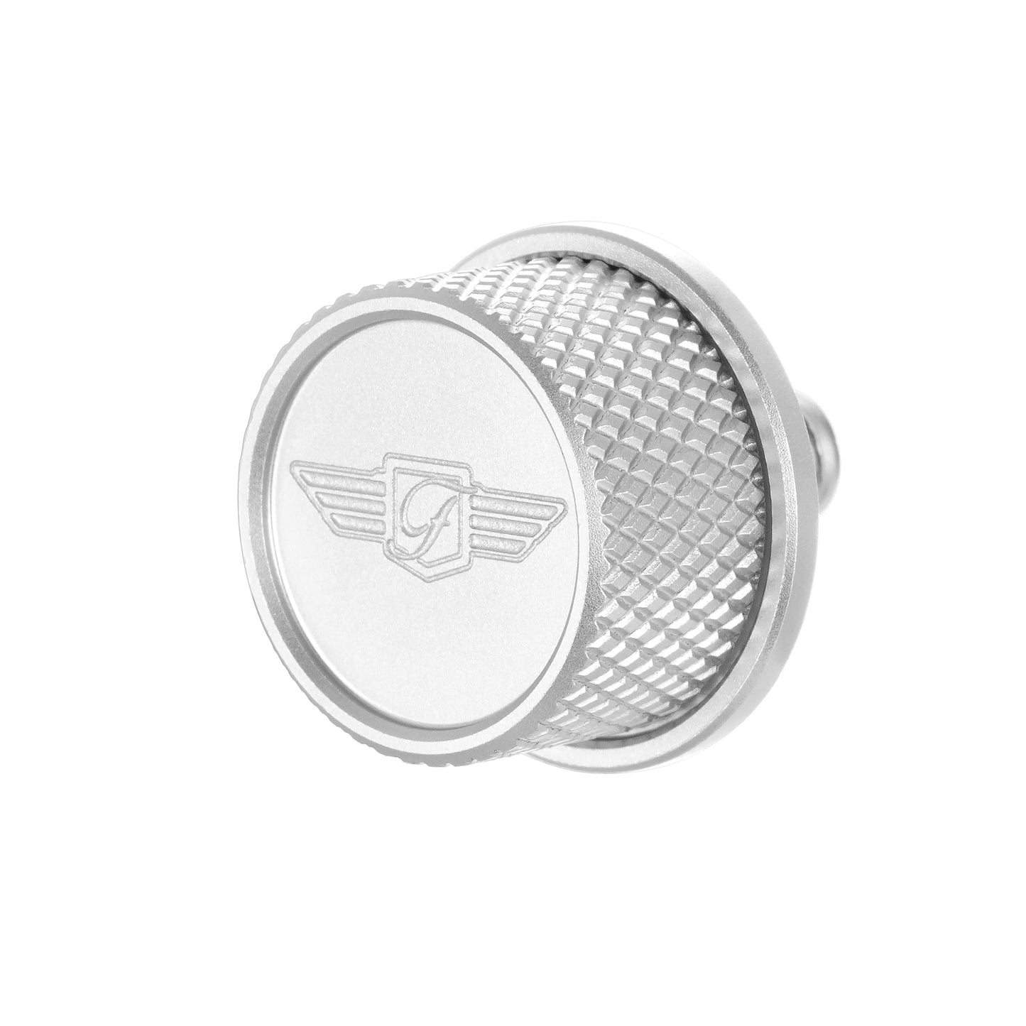 Performance Seat Screw - Knurled Raw Silver