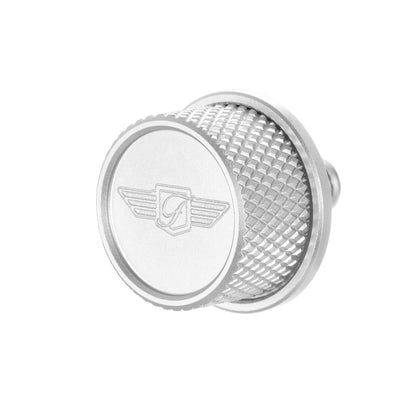 Performance Seat Screw - Knurled Raw Silver