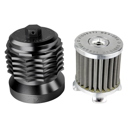 Performance Magnetic Oil Filter for Harley-Davidson Pan America - Black