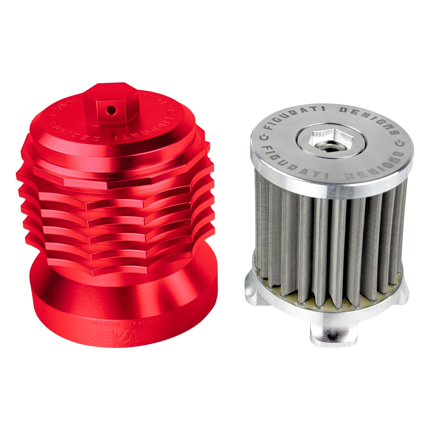 Performance Magnetic Oil Filter for Harley-Davidson Pan America - Red