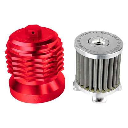 Performance Magnetic Oil Filter for Harley-Davidson Pan America - Red