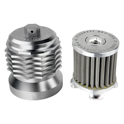 Performance Magnetic Oil Filter for Harley-Davidson Pan America - Silver