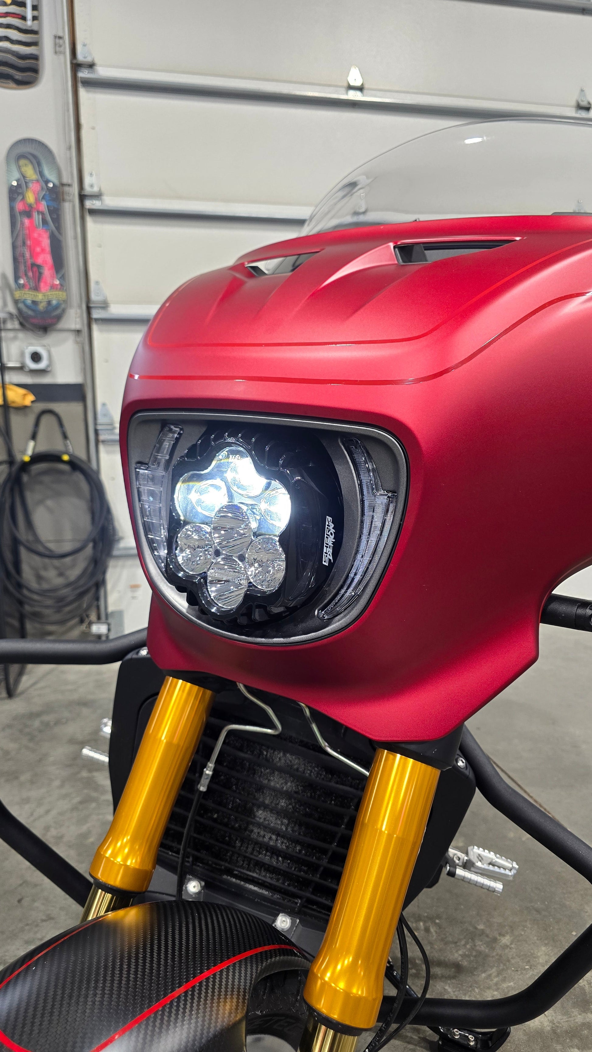 Forever Rad Custom Dynamics Shark Demon Headlight for 25+ Indian Power Plus Chieftain & Roadmaster - Forever Rad-Forever Rad
