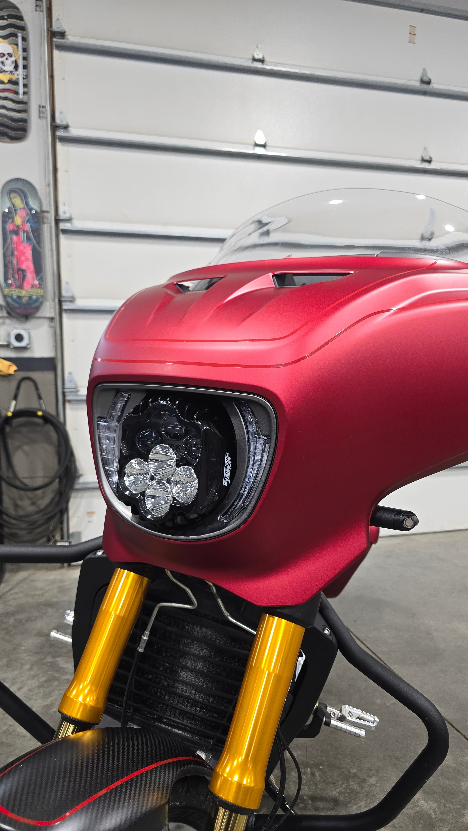 Forever Rad Custom Dynamics Shark Demon Headlight for 25+ Indian Power Plus Chieftain & Roadmaster - Forever Rad-Forever Rad