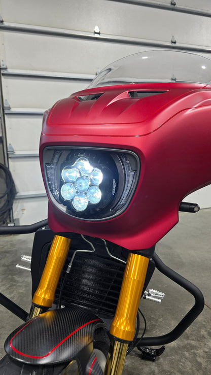 Forever Rad Custom Dynamics Shark Demon Headlight for 25+ Indian Power Plus Chieftain & Roadmaster - Forever Rad-Forever Rad