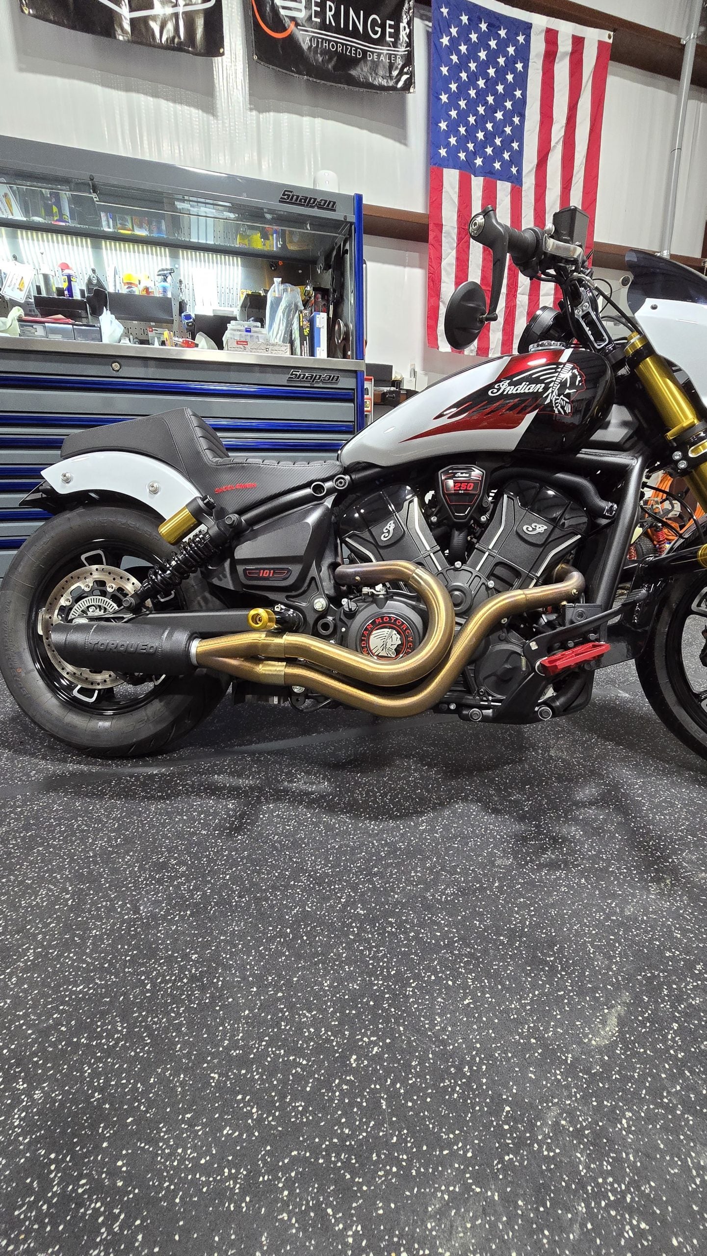 Torqued 2-1 Exhaust For 2025 Indian Scout