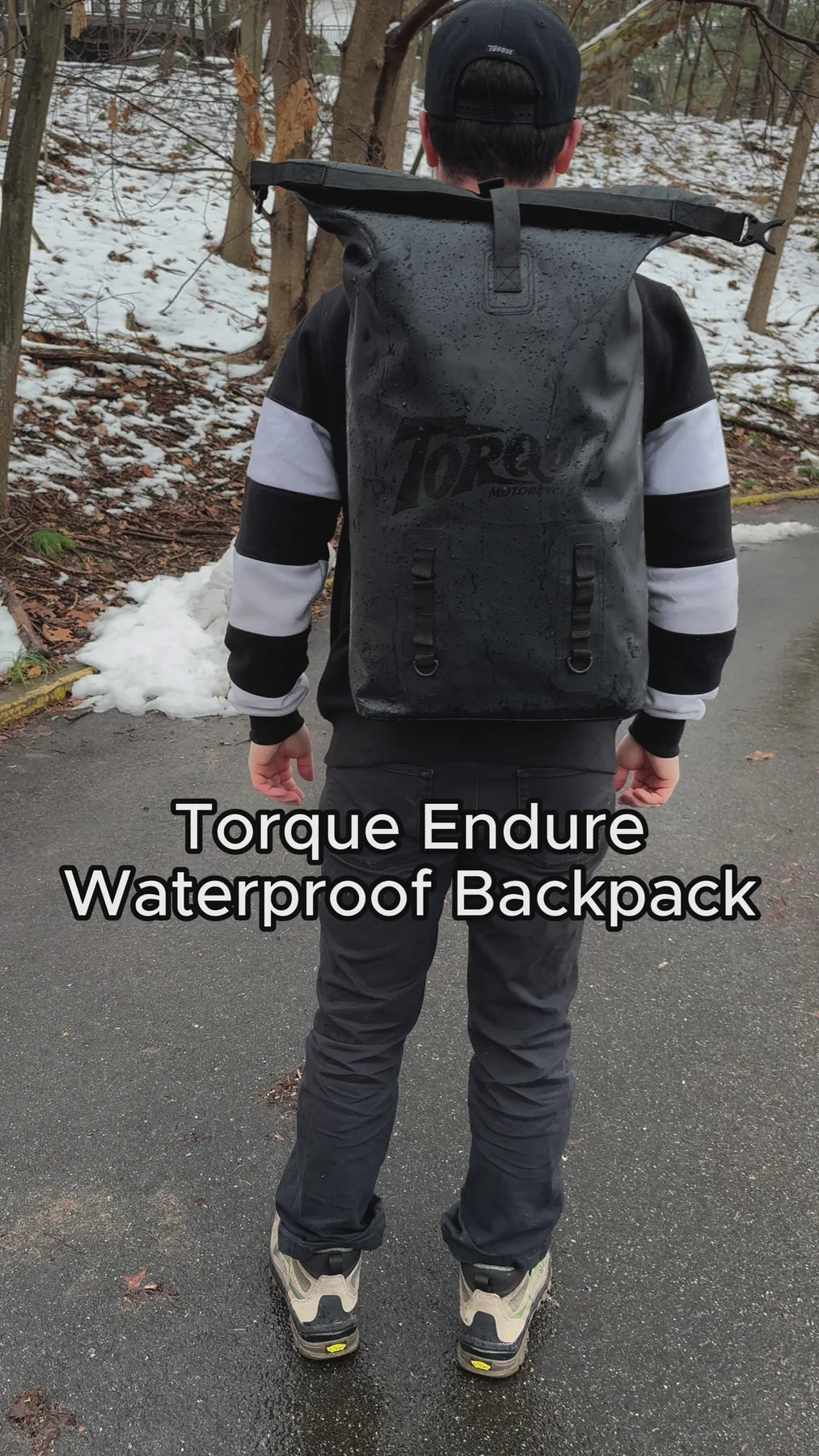 TORQUE ENDURE WATERPROOF SISSYBAR BACKPACK