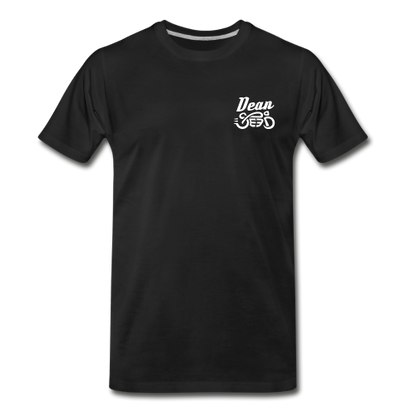 Dean Speed Logo - Men's T-Shirt - Black