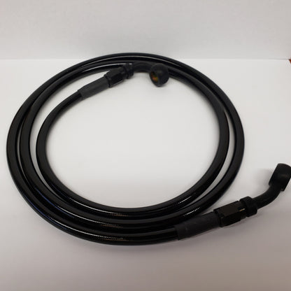 Indian Scout/Bobber/Rogue Extended Steel Braided Brake Line - Black (NON- ABS)