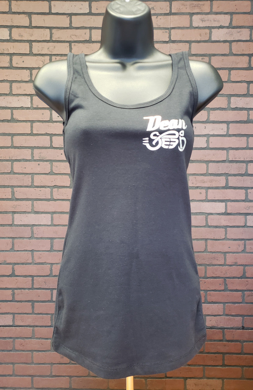 Women's Dean Speed Tank Top - Black with Silver Prizm Logo