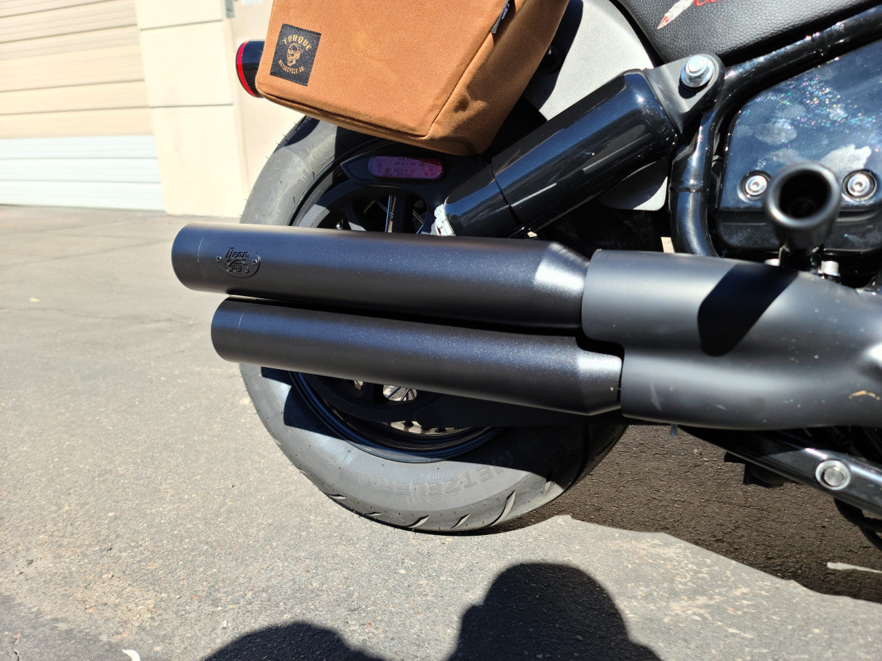 '22+ Indian Chief Rampage Muffler Set - Black