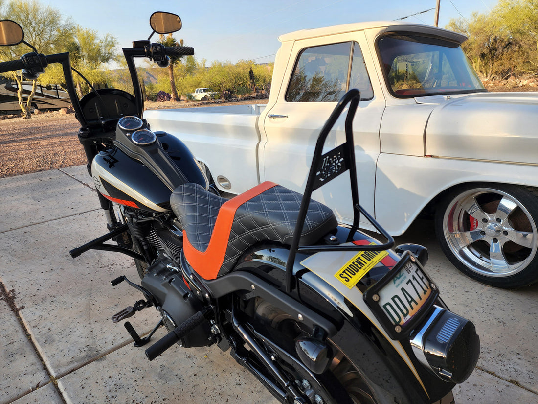 Low Rider St Rack 2018+ Lowrider/Lowrider S/ Lowrider ST - Classic Sissy Bar – DeanSpeed