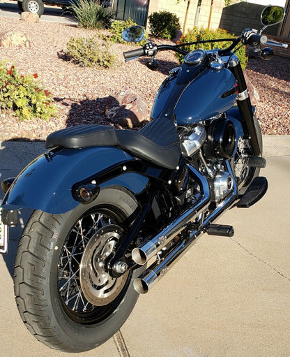 Harley Softail Rampage  Mufflers polished '18+