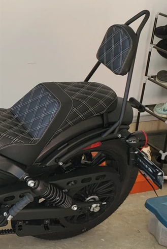 Customizable Saddlemen - Black Explorer™ LS Short Pad