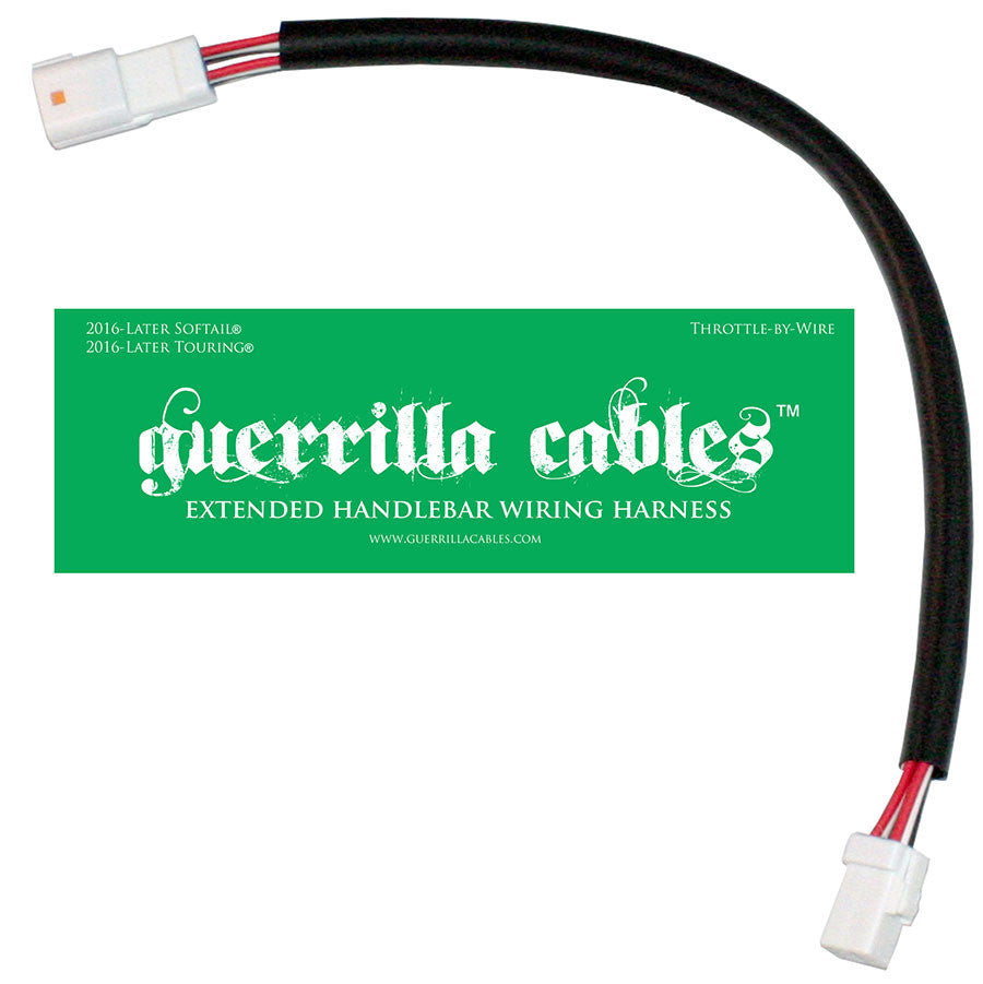 Guerrilla Cables - Harley Davidson - 2016-2022 Throttle-by-Wire Plug-n-Play Harnesses