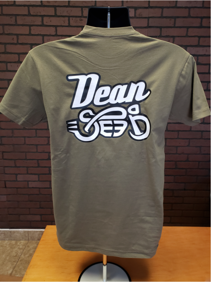 Dean Speed Logo - Men's T-Shirt - Military Green