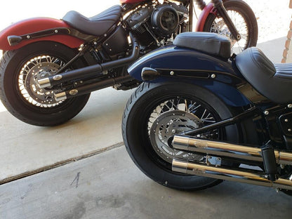 Harley Softail Rampage  Mufflers polished '18+