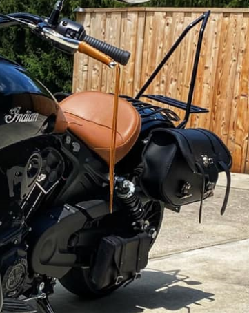 Scout Slim Side Wicked Sissy Bar NOT FOR BOBBER ROGUE